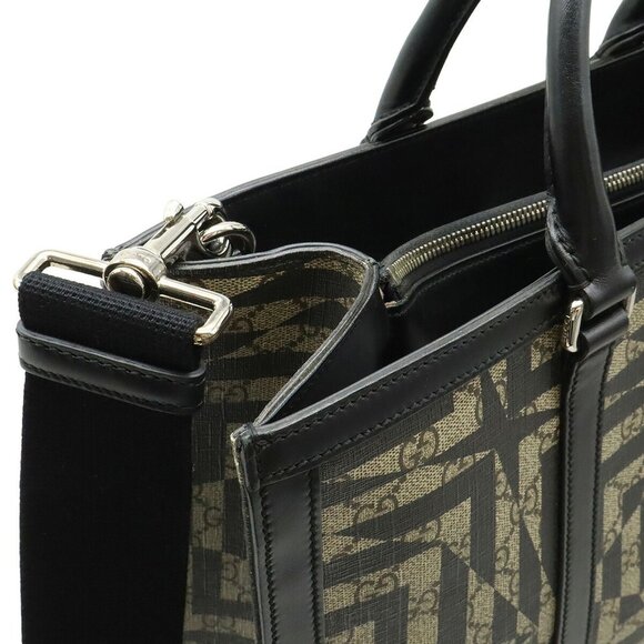 GUCCI Black Leather Shoulder Bag - Picture 6 of 10